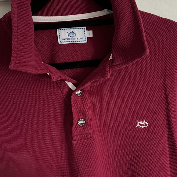 Men’s Southern Tide Quarter Button-Down Waffle Shirt - Picture 2 of 5